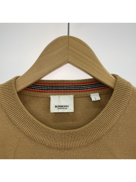 BURBERRY ニット・セーター エルボーパッチニット L