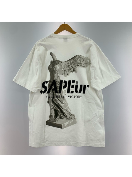 SAPeur 半袖Tシャツ・カットソー GODDESS OF VICTORY Tee 白