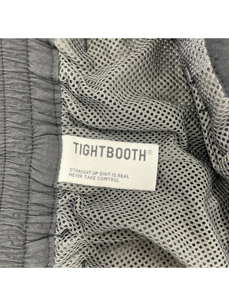 TIGHTBOOTH パンツ シアサッカーベルテッドワイドパンツ BLK (XL)