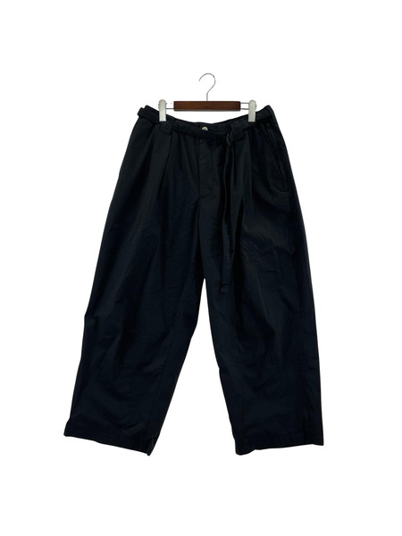 TIGHTBOOTH パンツ シアサッカーベルテッドワイドパンツ BLK (XL)