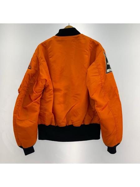 BUZZ RICKSON'S ORANGE L-2B FLITE WEAR TALON TEST FORC (XL)