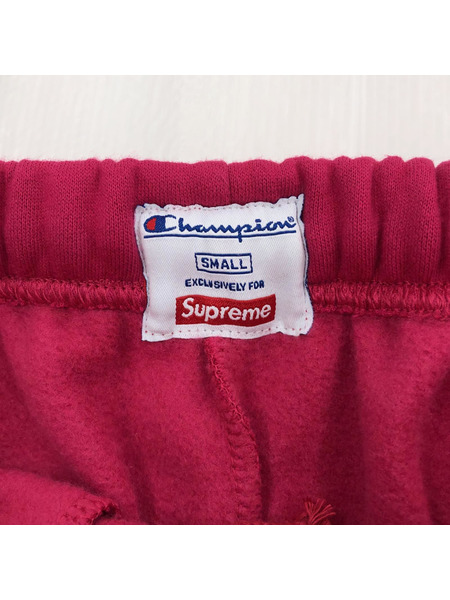 Supreme×champion スウェットパンツ ピンク