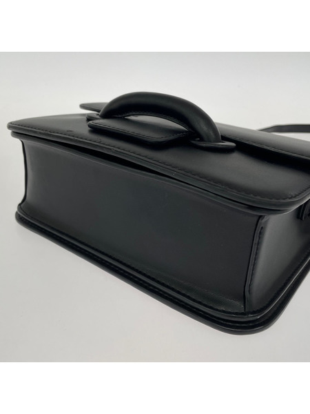 VASIC CITY MINI レザーショルダーバッグ 黒