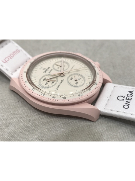 オメガ×スウォッチ/ミッショントゥヴィーナス/S033P100 メンズQZ