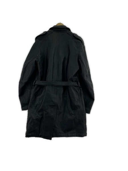 ミリタリージャケット フランス警察レザージャケット[値下]