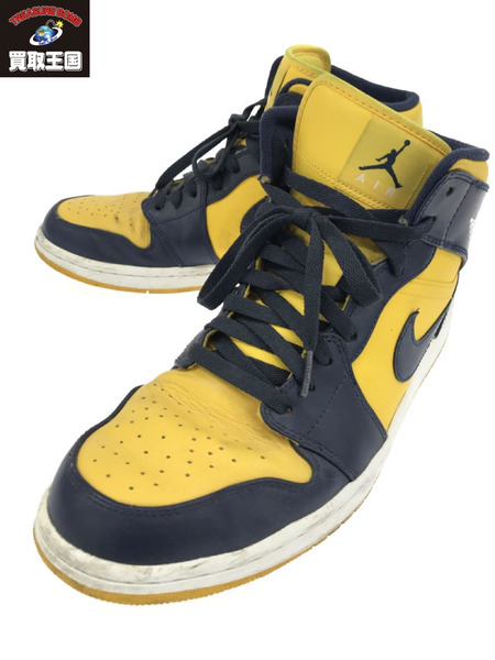 12年製 NIKE AIR JORDAN 1 MID Michigan 29[値下]