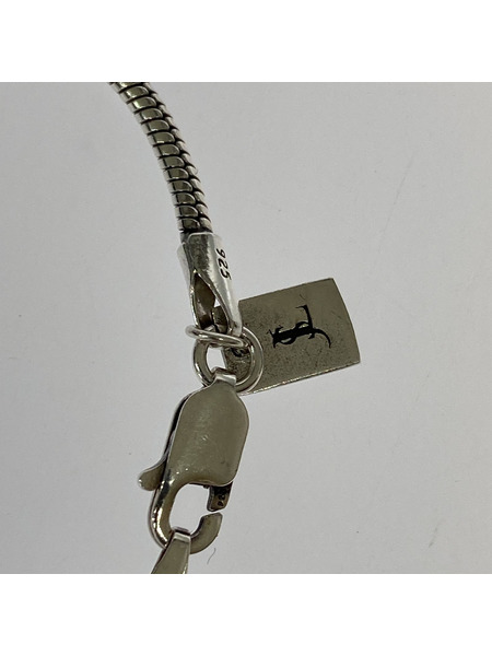 JOHN LAWRENCE SULLIVAN Silver snake chain necklace シルバースネーク