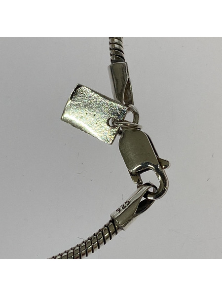 JOHN LAWRENCE SULLIVAN Silver snake chain necklace シルバースネーク