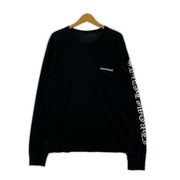 CHROME HEARTS 長袖Tシャツアームロゴ ポケット TEE L 黒 2212-304-0033