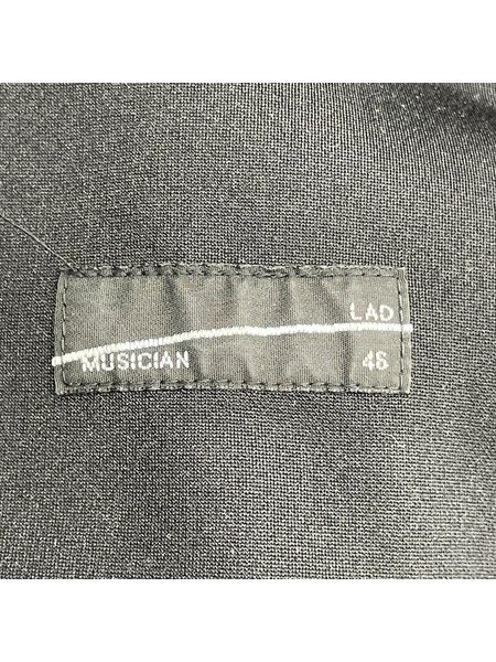 LAD MUSICIAN WIDE PANTS バギージャージパンツ 46 黒