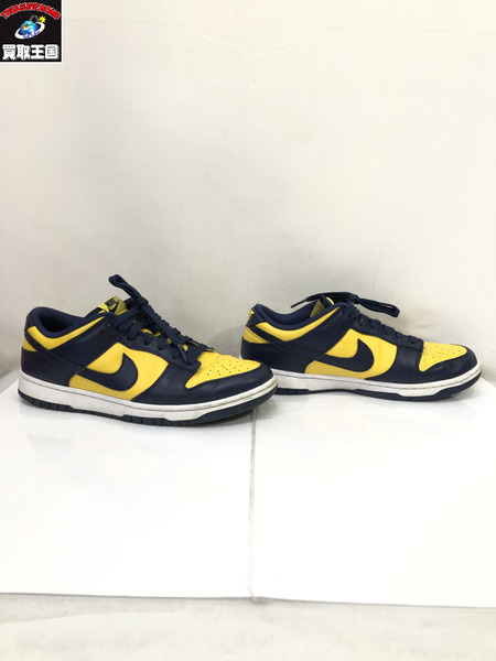 NIKE/DUNK LOW RETRO/DD1391-700/MICHIGAN/27.5cm/黄/ネイビー/ナイキ