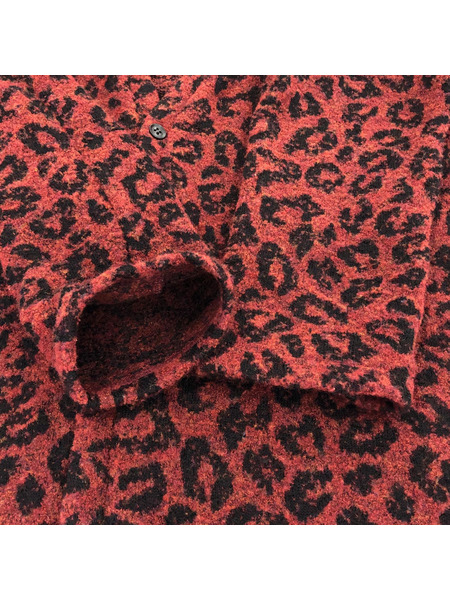 Needles V Neck Cardigane Leopard Knit[値下]