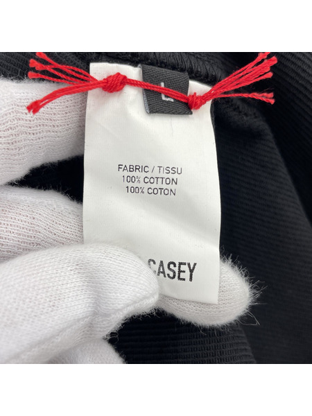 CASEY-CASEY FELIX SWEAT NIGHT Vネックプルオーバー L 黒