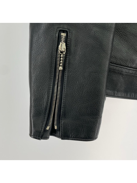 UNUSED ライダース DOUBLE RIDERS JACKET (3) 黒[値下]