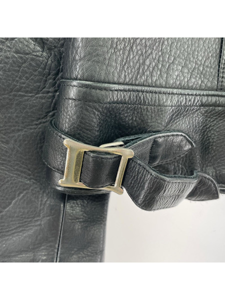 UNUSED ライダース DOUBLE RIDERS JACKET (3) 黒[値下]