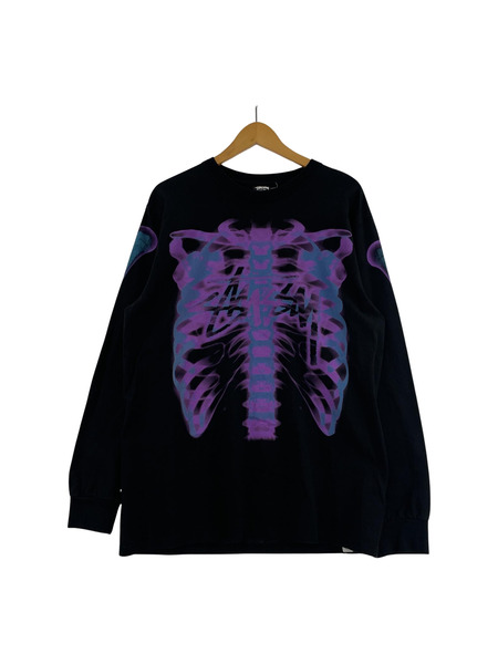 STUSSY RIB CAGE LS TEE(M)