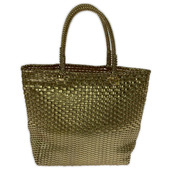 ANTEPRIMA ハンドバッグ トートバッグ イントレッチオ シャンパンゴールド