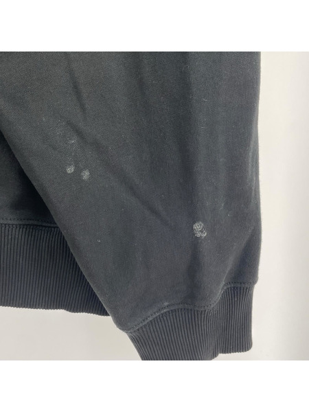 STUSSY パーカー WORLD WIDE Print Hoodie BLK XL