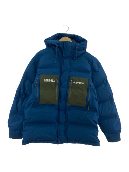 Supreme 19AW GORE-TEX ダウンジャケット ブルー S