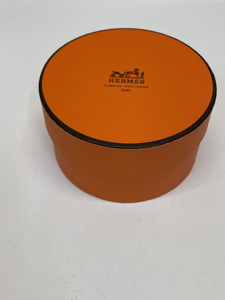 HERMES ジャンボチョーカー レザーブレスレット ゴールド金具 茶