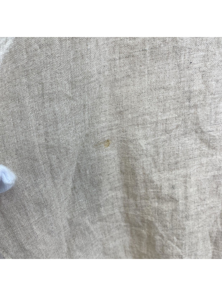 Wine/日本製/半袖リネンワンピース（-）