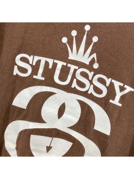 STUSSY 王冠ロゴ L/Sカットソー