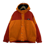 XLARGE 21AW HOODED NYLON JACKET/オレンジ/L