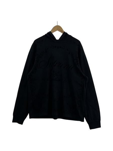 Supreme 23SS Celebre Hooded L/S TOP M ブラック