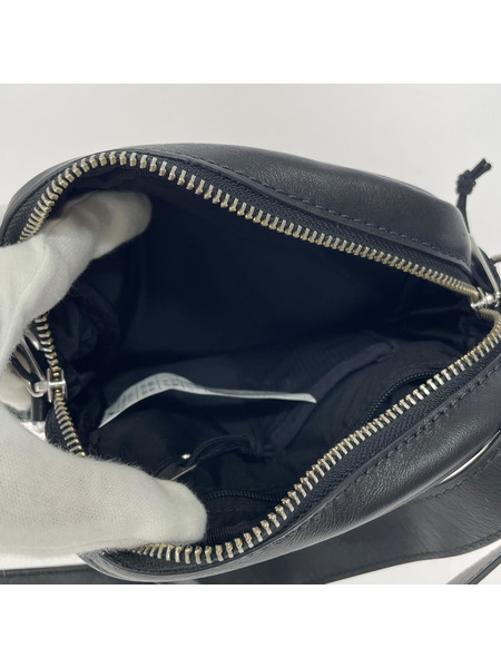 Supreme ショルダーバッグ ×NIKE 25SS Leather Shoulder Bag 黒
