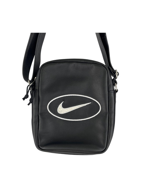 Supreme ショルダーバッグ ×NIKE 25SS Leather Shoulder Bag 黒