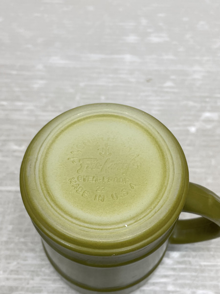 Fire-King バレル レンジャー マグカップ GRN