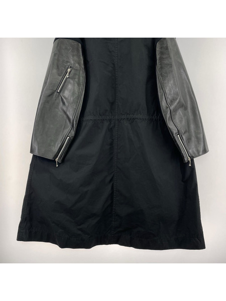 UNDERCOVER ジャケット 袖レザー モッズコート サイズ3 UC2D9302