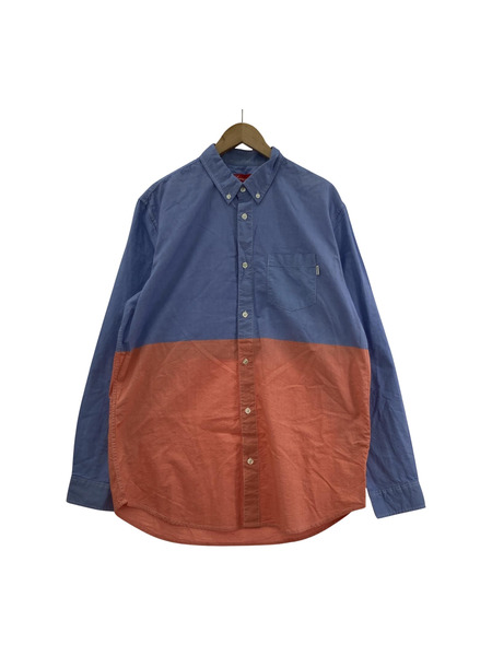 Supreme OXFORD BD SHIRTS0 XL 青×赤