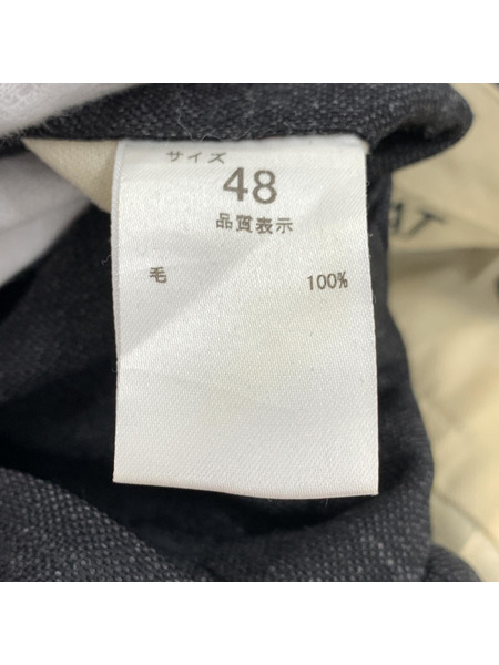 NEAT 2タックウールワイドスラックス 48