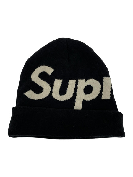 Supreme 23AW Big Logo Beanie BLK