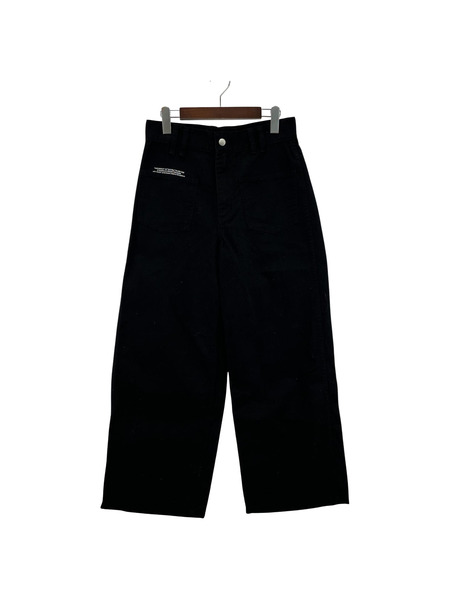 BEEDEN WIDE STRAIGHT BLK PANTS/