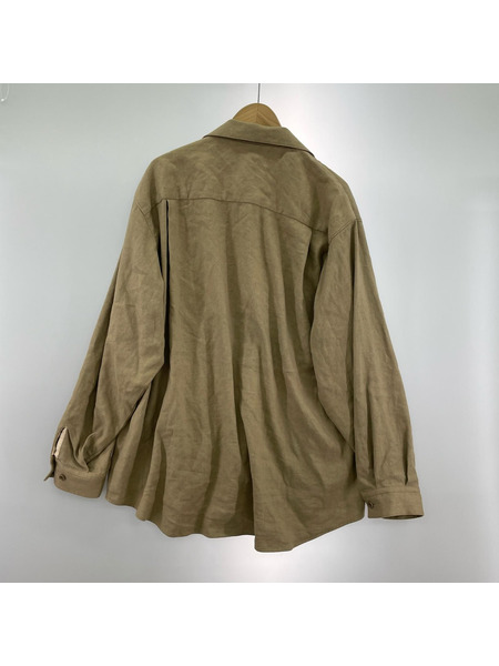 ジャケット 221 VILLAGE/SILK LINEN SAFARI SHIRT JKT