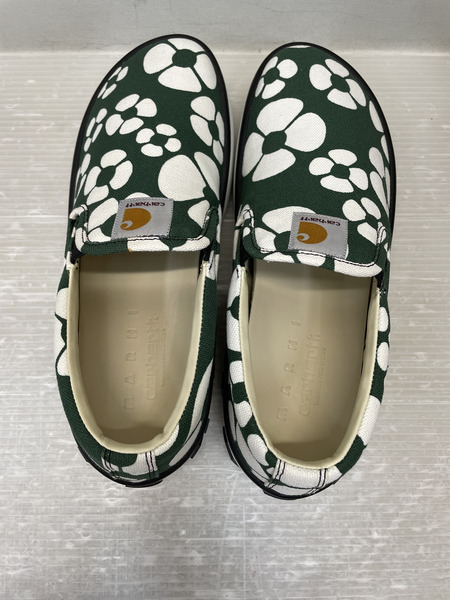 MARNI×Carhartt WIP SLIP-ON SNEAKERS スリッポン 41 グリーン