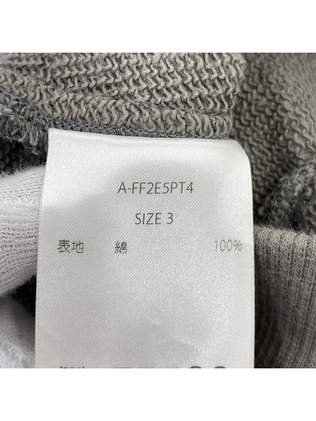FILME FILLED Wave Sweats ウェーブスウェットワイドパンツ グレー 3