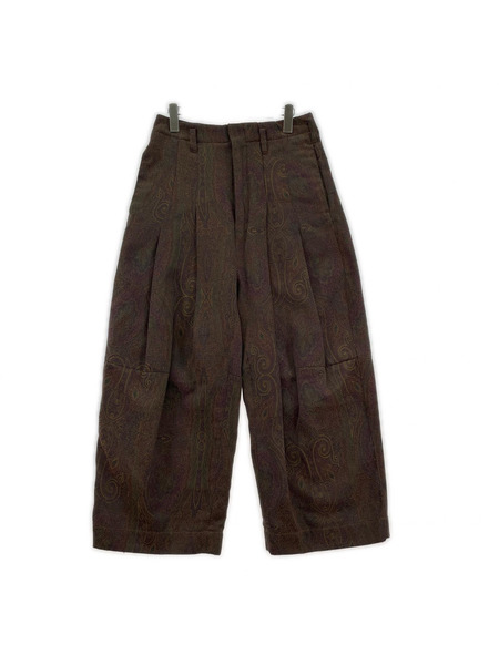 SHINYAKOZUKA パンツ 19AW ACRMTSM別注 ペイズリーワイドパンツ(M)