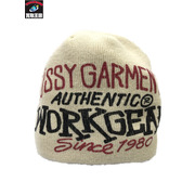 STUSSY Workgear ニット帽　ベージュ　ステューシー