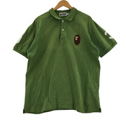 A BATHING APE ポロシャツ XXL/グリーン