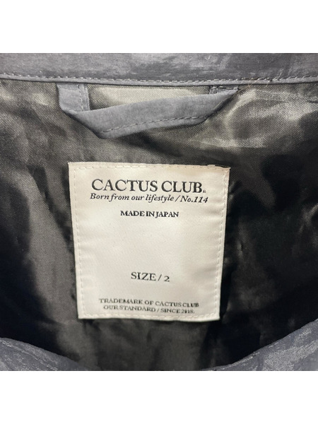 ブルゾン・ジャンパー CACTUS CLUB ナイロンジャケット (2)黒