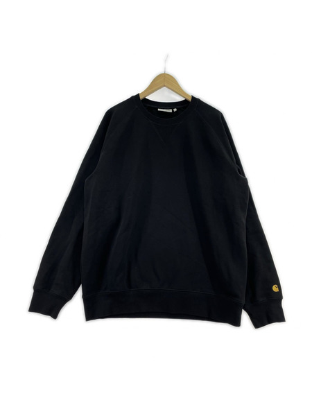 Carhartt スウェット・トレーナー WIP CHASE SWEAT 黒(XL)