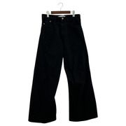 NVRFRGT 3D Twisted Wide Leg Jeans /ブラック