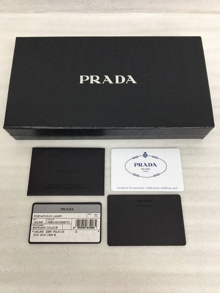 PRADA　長財布　サフィアーノレザー