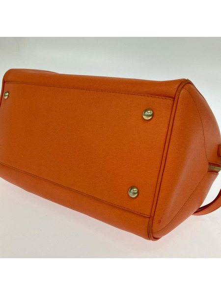 FURLA ハンドバッグ 2wayバッグ オレンジ
