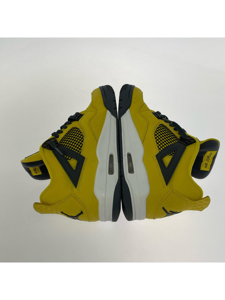 NIKE スニーカー AIR JORDAN 4 RETRO Tour Yellow 27.5cm