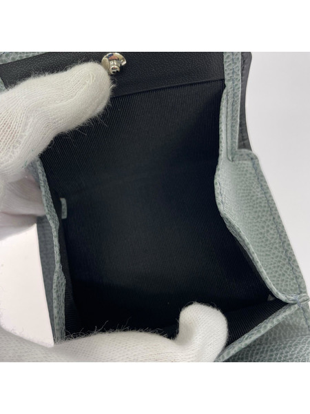 FURLA コンパクトウォレット カメリア 二ツ折リ グレー