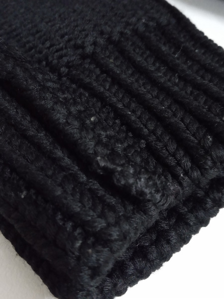 YSL/タートルネック ニット BLK